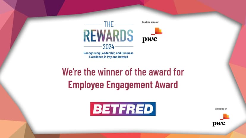 The Rewards - Best Employer - Betfred